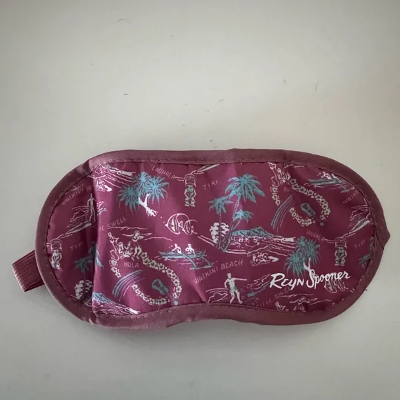 Reyn Spooner Palm Tree and Surf Wave Eye Mask