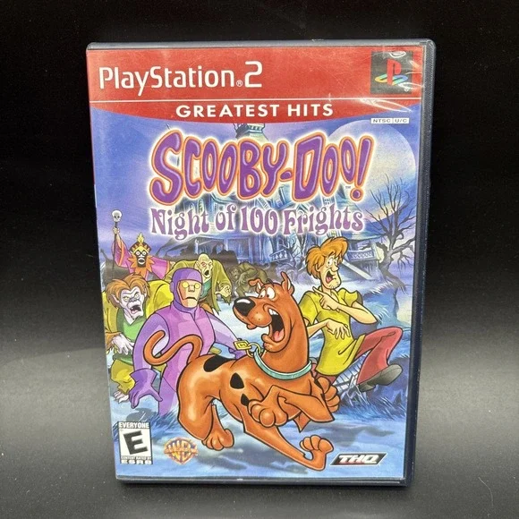 Scooby-Doo!‎ Night of 100 Frights (Sony PlayStation 2, 2002) CIB Good Condition