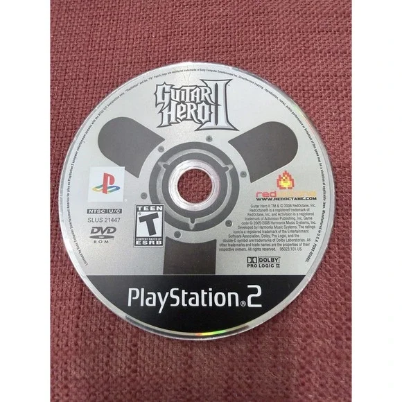 Guitar Hero II (PS2, Playstation 2)  Tested  *DISC ONLY*