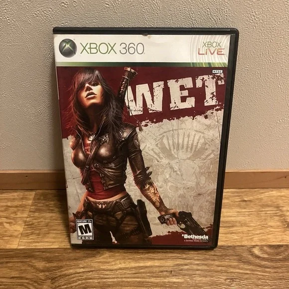 Wet (Microsoft Xbox 360, 2009) No Manual Clean‎ Disc