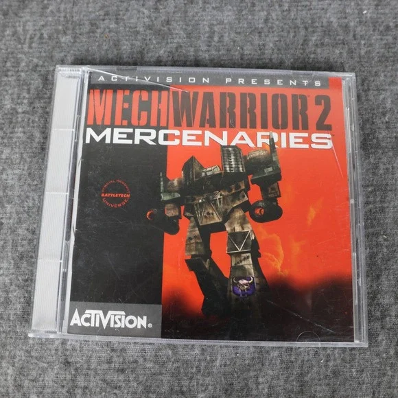 MechWarrior 2 Mercenaries PC CD-ROM Game Activision K-A 1996 MS-DOS Win95