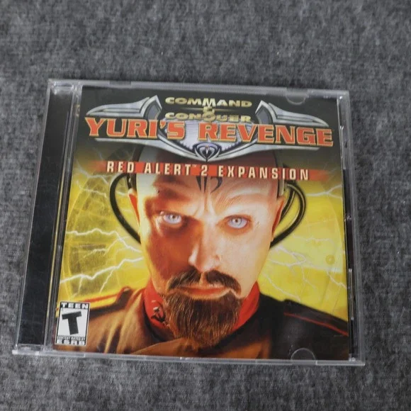 Command & Conquer Yuri's Revenge PC CD-ROM Game EA T Expansion 2001 Region Free