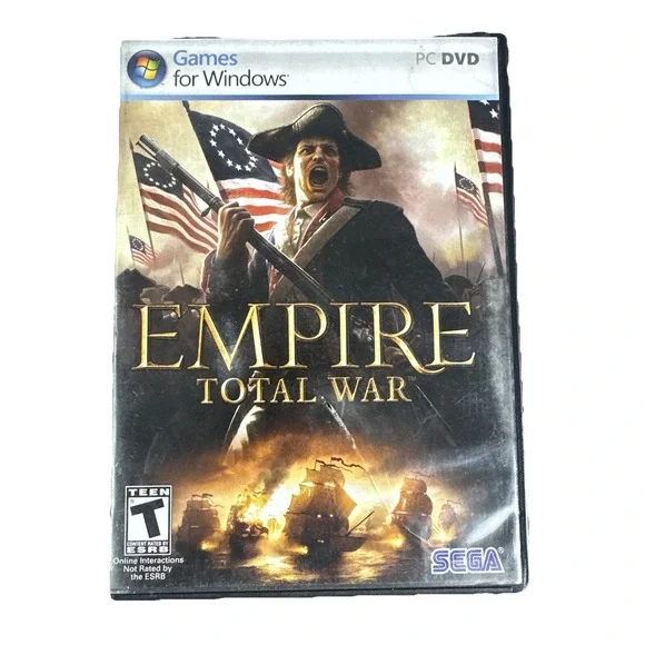 Empire: Total War (Windows Game PC DVD-ROM, 2009) Disc 1&2 No Manual Free Ship