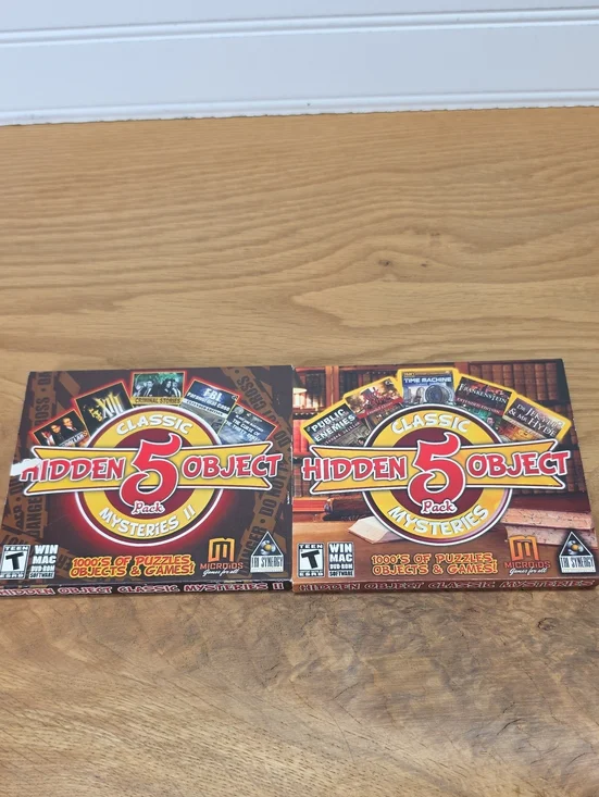 2 Classic Hidden Object Mysteries 5-Pack PC Game Set