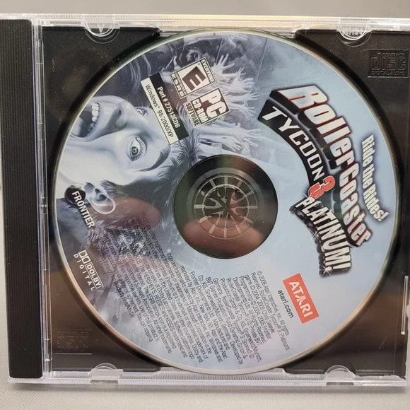 RollerCoaster Tycoon 3 Platinum by Atari (PC CD-ROM, 2006)