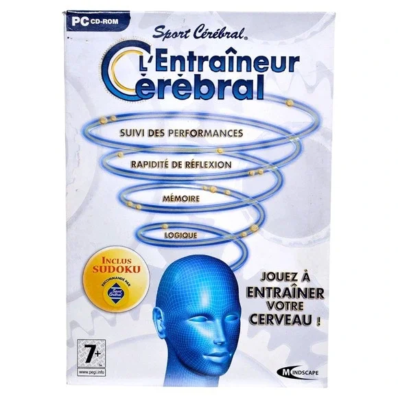 Mindscape L'Entraineur‎ Cerebral PC CD-ROM French Brain Training Game Sudoku EUC