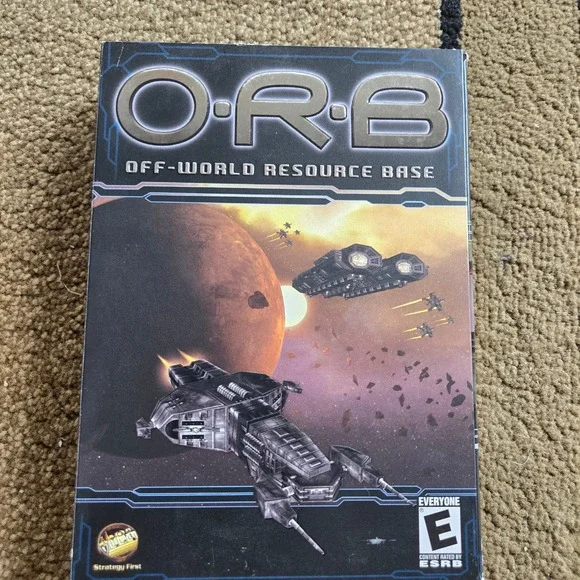 ORB Off-World Resource Base PC Game Big Box Strategy First 2002 RTS Sci-Fi