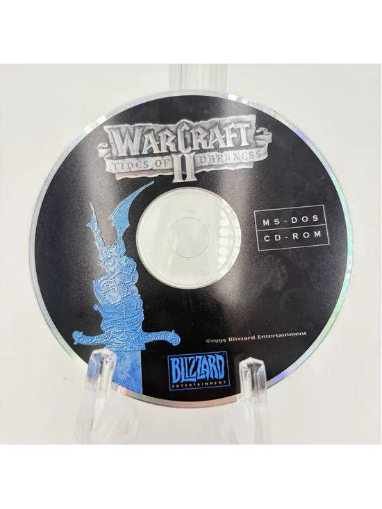 Warcraft II 2 Tides of Darkness PC CD-ROM Blizzard MS-DOS 1995 Game