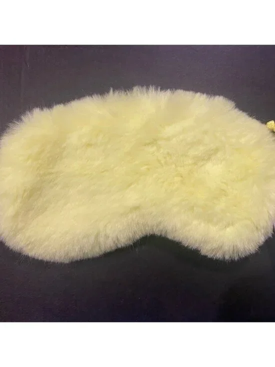 NWT Xhilaration Sleep Eye Mask Neon Yellow Lime Highlighter Bright Color!