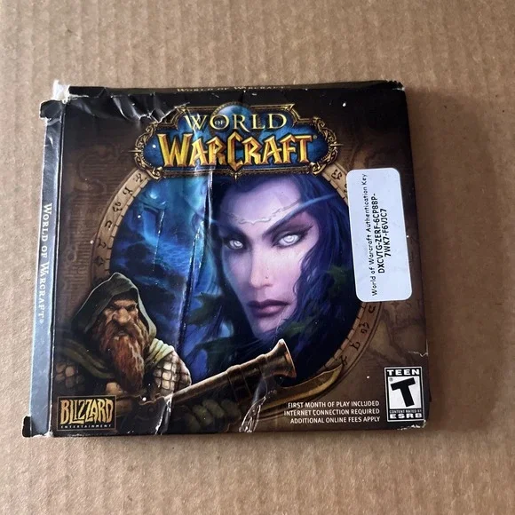 World of Warcraft 2004 PC Game Blizzard 4 Discs