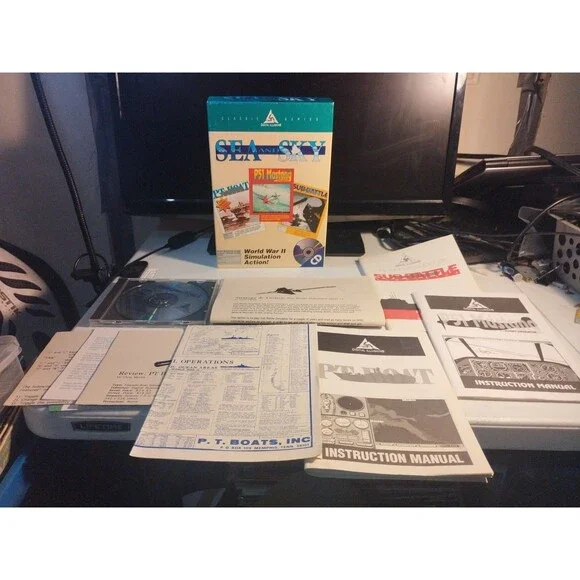 Sea and Sky Game Collection For Apple Mac - Digital Illusions 1994 - CIB
