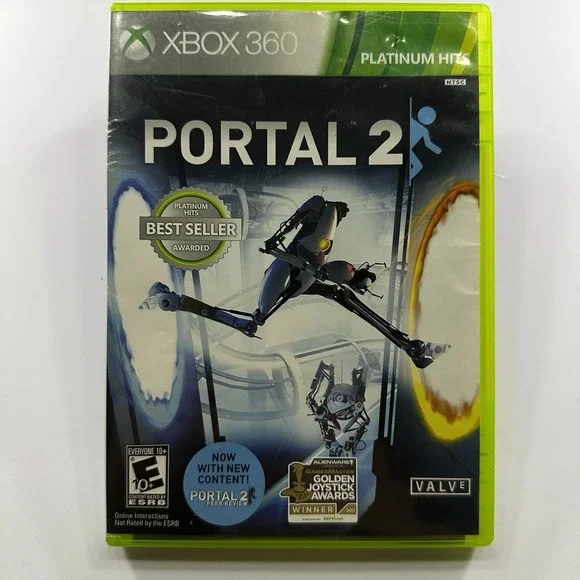 Portal 2 Microsoft Xbox 360 2011 CIB Complete