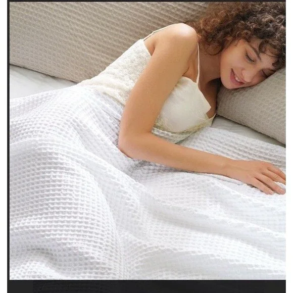 Ultra Soft Waffle Weave Blanket King Size 104