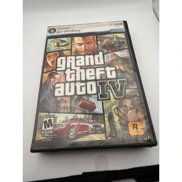 Grand Theft Auto IV PC DVD Games for Windows Live GTA 4 Rockstar Games 2