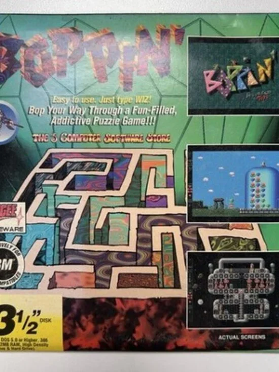 VTG NOS Boppin' Shareware PC Game 3.5
