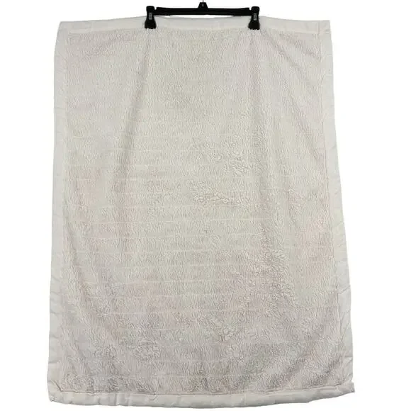 Monique Lhuillier Pottery Barn Kids Channel Faux‎ Fur Baby Blanket Blush Pink