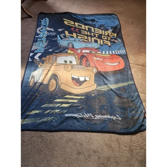 Disney‎ Cars Polyester Fleece Blanket 89 X 60 Inches