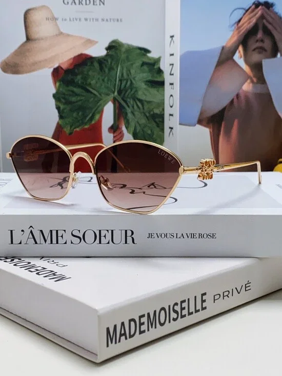 Loewe Metallic Hexagonal Sunglasses