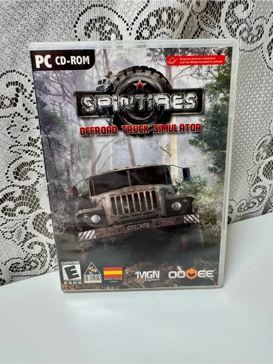 Spin tires Off-road Truck Simulator PC 2014 Box Disc Collectables Case Only