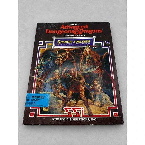 Advanced Dungeons & Dragons Shadow Sorcerer IBM PC 3.5 Floppy OUT OF STOCK