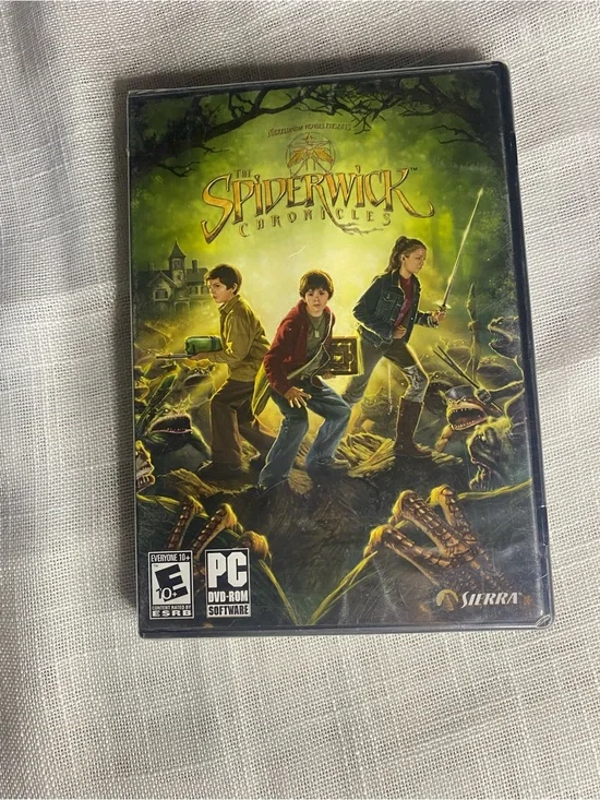 Serra The Spiderwick Chronicles PC Game - Green & Yellow Cover