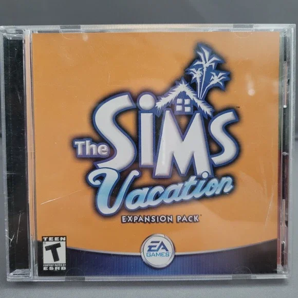 The Sims Vacation Expansion Pack EA Games (PC CD-ROM, 2002)‎