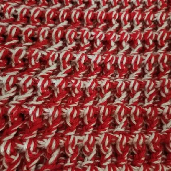 Handmade Crocheted Blanket Throw-Queen Size.