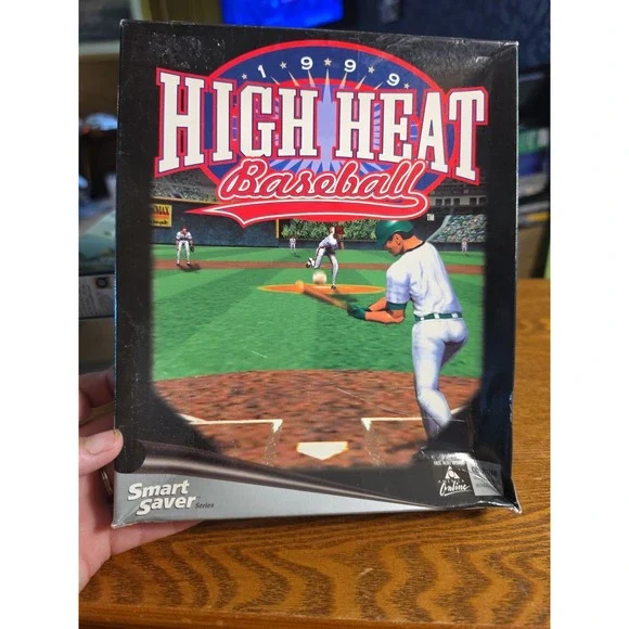 High Heat Baseball 1999 PC Big Box Factory Sealed Windows 95 98 SmartSaver UPC C