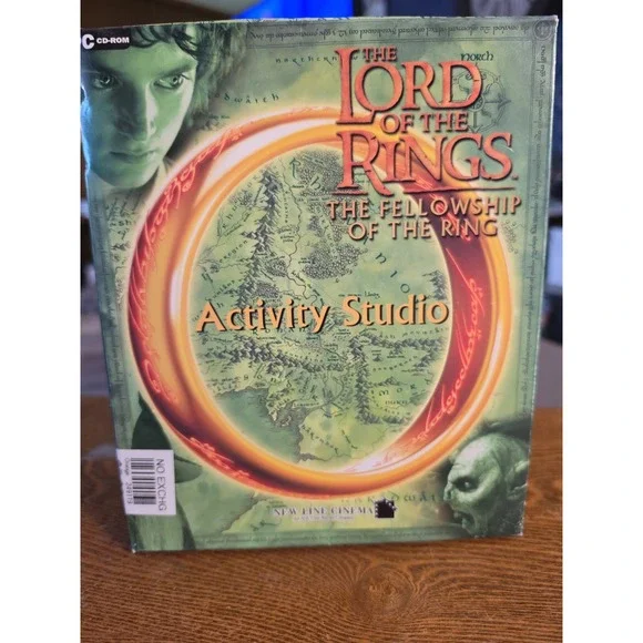 *Sealed* Lord Of The Rings Fellowship Of The Ring Activity Studio PC Program
