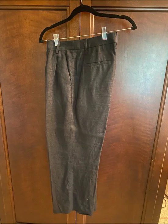 Women’s Black Linen Slacks