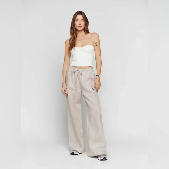 Reformation Ethan Linen Pant