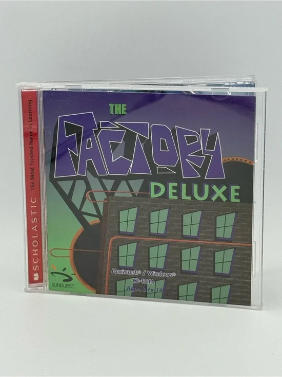 The‎ Factory Deluxe CD-ROM Scholastic Sunburst Windows Mac Complete w Manual