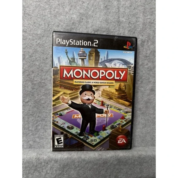 Monopoly PS2 complete with case & manual Nice Condition Fast Shipping!