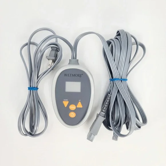 Biltmore Electric Heated Blanket Controller SCEB2.3.2 Gray Digital Remote Good
