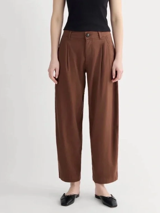 Everlane The Everything Pant in Stretch Linen Cedarwood