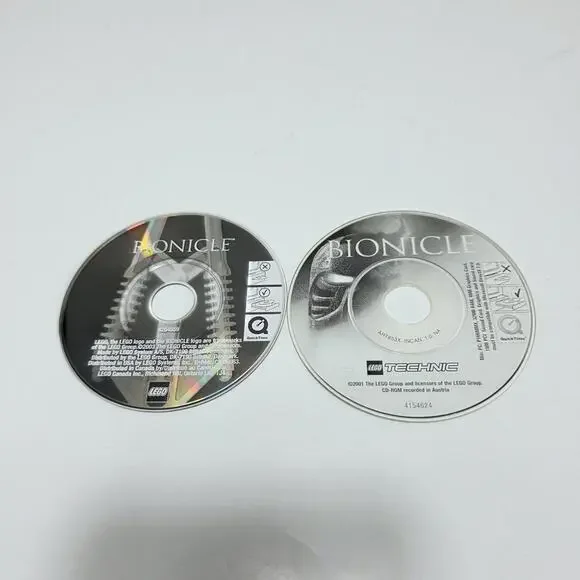LEGO #4154624 Technic Bionicle PC CD-ROM Computer Game Disc Lot Bionicle 4204559