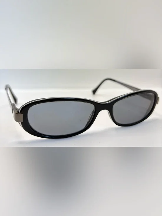 Luck Brand Layla Black Oval Sunglasses Frames Only