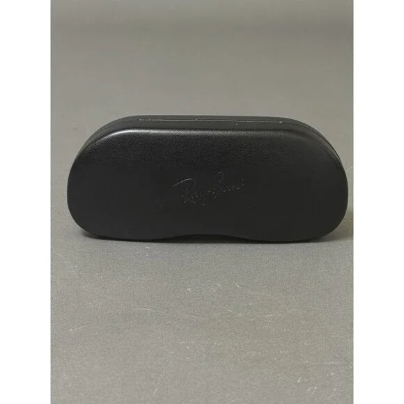 Ray-Ban Black Hard Clamshell Sunglasses Eyeglasses Case Logo Large Protective 2