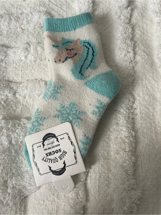 Children’s Hiking Socks; Unicorn; wool; #2964