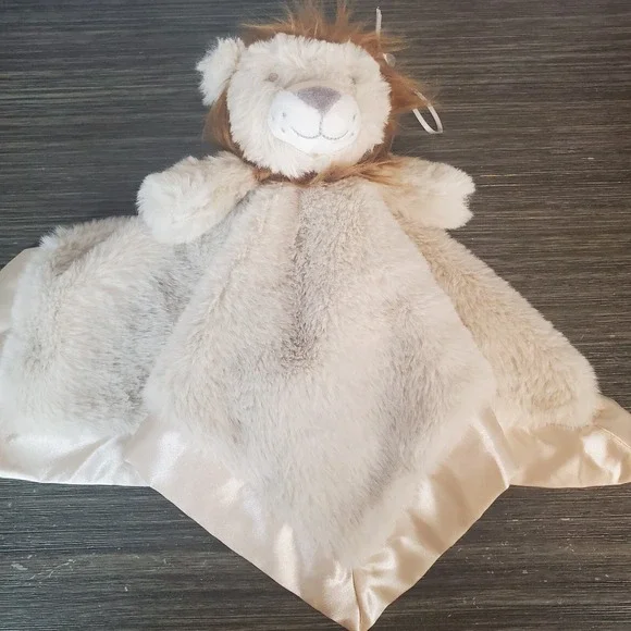 Cloud Island Lion Baby Lovey Security Blanket 2022‎ Satin Backing Target NWT