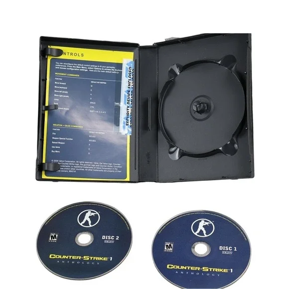 Counter-Strike 1 Anthology PC Video Game Valve M Mature NTSC-U/C Shooter 2005‎