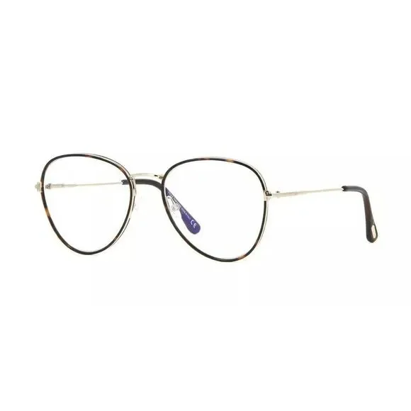 Tom Ford FT 5631-B BLUE BLOCK Dark Havana Eyeglasses