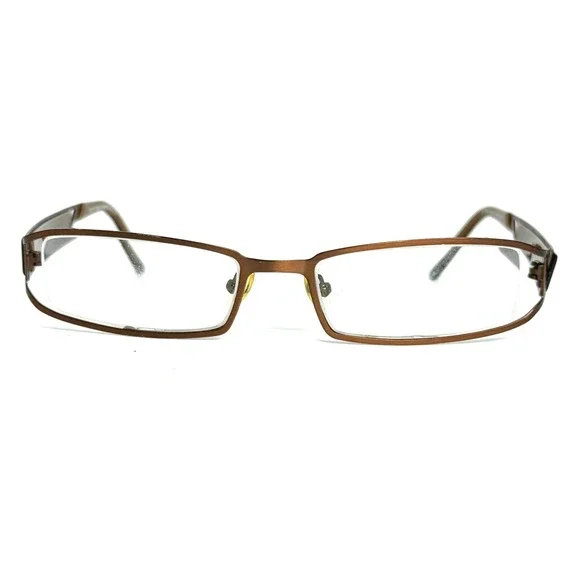 Kevin Ferud KF 2014 COLA Eyeglasses Frames Brown Rectangle 51-18-135 Italy‎ CE