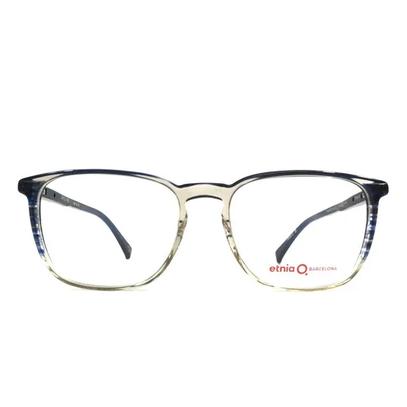 Etnia Barcelona Eyeglasses Frames DANIEL BEBL Beige Blue Full Rim 57-18-148
