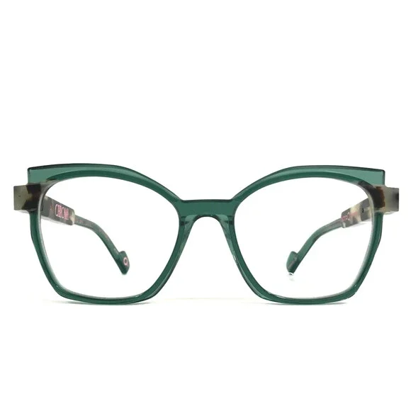 Etnia Barcelona Eyeglasses Frames CHROMA N39 GRHV Green Havana 52-13-140