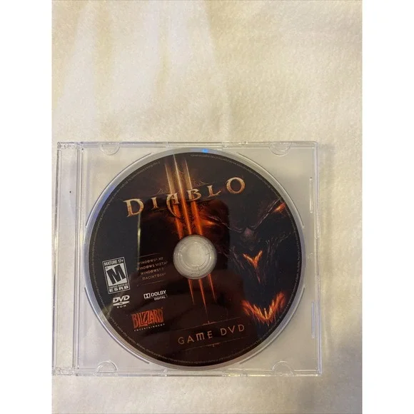 Blizzard Diablo III PC Mac Game DVD OS X Windows Action RPG 2012 Disc Only
