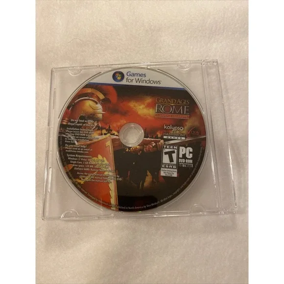 Kalypso Grand Ages Rome Gold Edition PC Windows DVD Strategy Game Disc Only