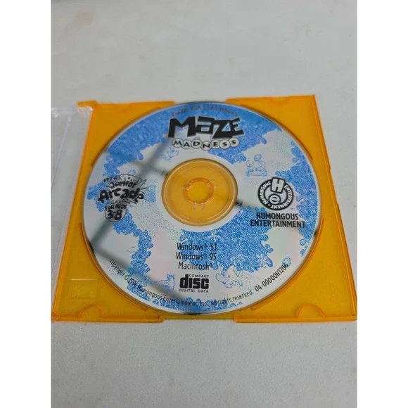 Freddi Fish Luther's Maze Madness PC CD-ROM Game (1996) Windows 3.1 95 Disk Only