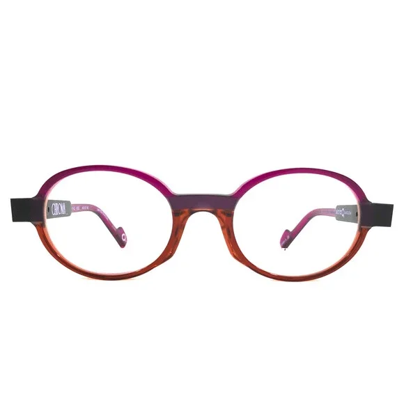 Etnia Barcelona Eyeglasses Frames CHROMA N43 VIOG Violet Orange 48-20-140