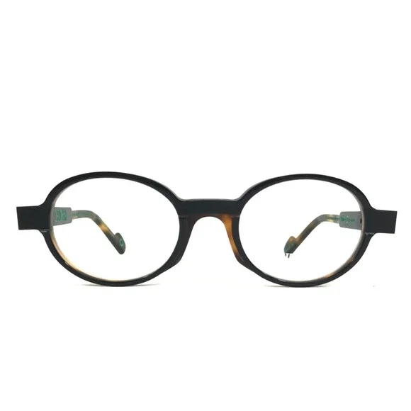 Etnia Barcelona Eyeglasses Frames CHROMA N43 BKHV Black Havana Brown 48-20-140
